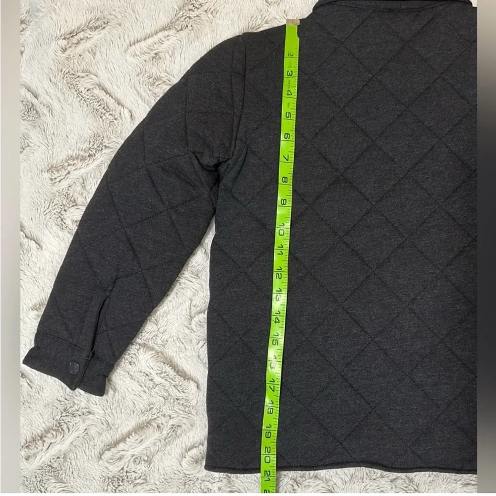 Tommy Bahama Quilted Jacket W/ Flannel lining Size Medium Charcoal Gray NWT - Picture 11 of 11